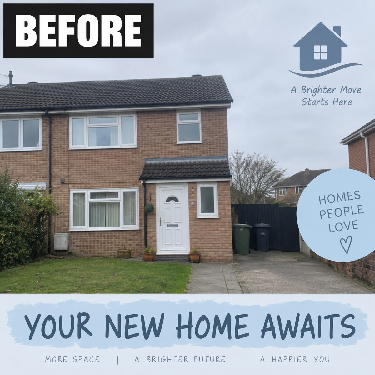 Before example showing weak Property social media content